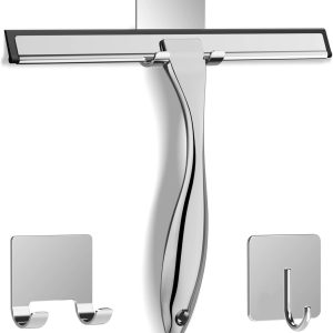 Multifunctional stainless steel shower wiper