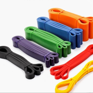 6 Power Bands, Resistance Loop Set, Natural Latex Fitness Bands for Workout, Yoga, Weightlifting, Physical Therapy, Rehab, Bench Press, Dead Lift, Improve Mobility and Strength