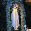 Hanging Swing Ghost Halloween Decor with String Lights - Image 7