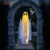 Hanging Swing Ghost Halloween Decor with String Lights - Image 3