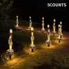 Solar powered skull candlelight Halloween aisle decoration - Image 11