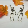 Gold Skeleton Earrings - Image 6