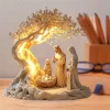 Easter Nativity Scene Figurine Tabletop Decor Nativity Figurine - Image 4
