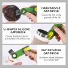 Three-in-one cup lid gap cleaning brush set - Image 8