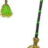 35 Inch Witch Broom Halloween Decoration, Floating Witch Broom - Light Up Moving, DIY Bendable, Suitable for Indoor and Outdoor Porch Halloween Party Decorations - Image 7