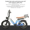 BAOLUJIE Dual Drive Dual Battery Electric Bike - In stock in Canada and Europe, 3-5 days delivery! - Image 6