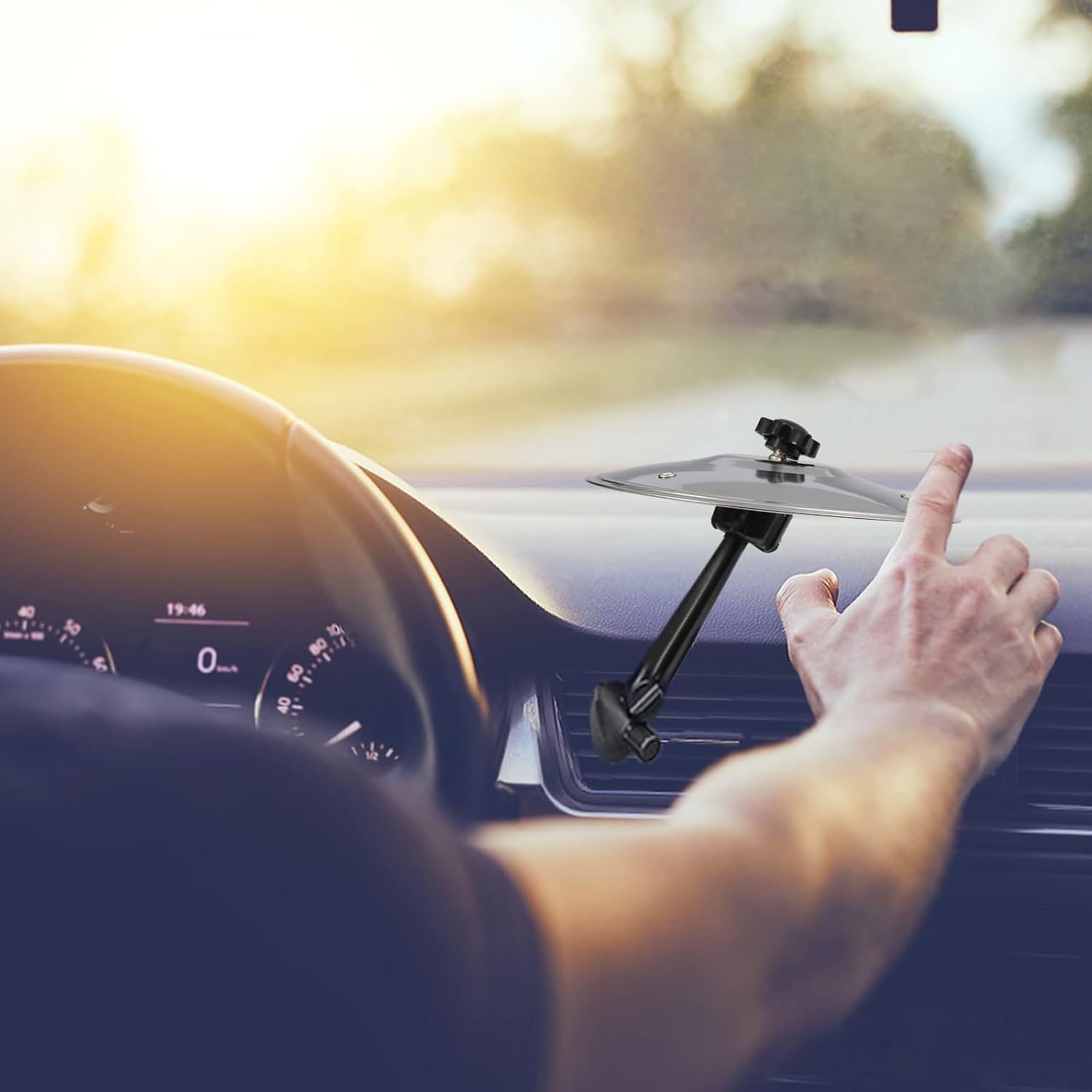 Spark Creativity on the Go with the Mini Car Cymbal Air Vent Mount