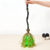 35 Inch Witch Broom Halloween Decoration, Floating Witch Broom - Light Up Moving, DIY Bendable, Suitable for Indoor and Outdoor Porch Halloween Party Decorations - Image 6