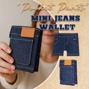 Mini Denim Wallet