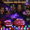 50PCS Halloween LED Glow Rings - Image 7
