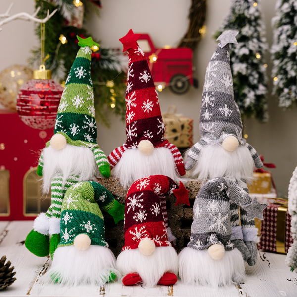 LED Glow Faceless Gnome Doll Xmas Kid Gifts