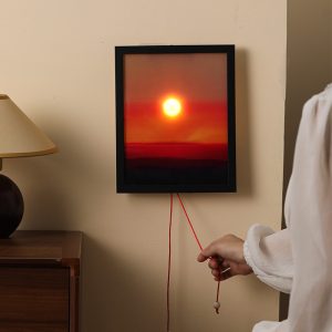 Kinetic Sunrise Light - Wall light that moves with the sun, adjustable for sunrise and sunset night light