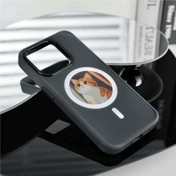 Magnetic HD projection mobile phone case NFC