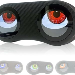 Demon Eye Bicycle Tail Light, 2026 New Phone Controlled Programmable Bicycle Rear Light, Rechargeable LED Bicycle Tail Light with 82 Presets for Motorcycles, Scooters, and Cars